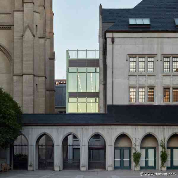 Charles F. Bloszies inserts glass addition into San Francisco cathedral complex