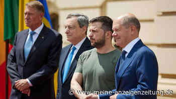 Scholz reist nach Paris: Treffen mit Selenskyj und Macron – Ukrainischer Präsident später in Brüssel erwartet