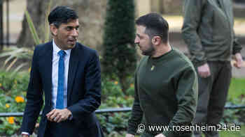 Ukraine-Krieg: Sunak verspricht Waffenlieferungen „in den nächsten Tagen“