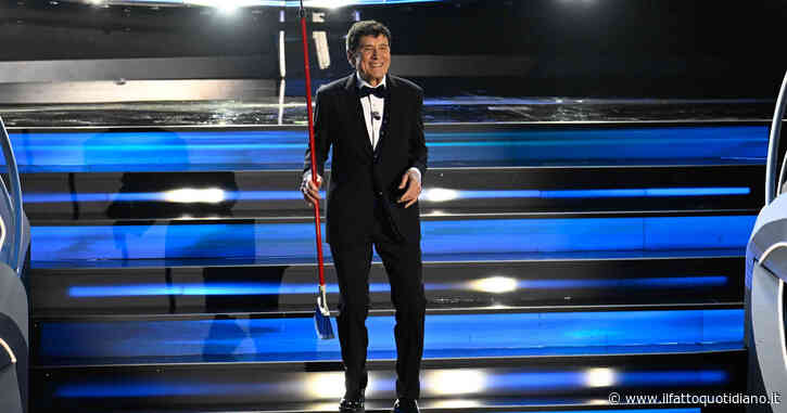 Sanremo 2023, la diretta della seconda serata. Gianni Morandi entra con la scopa in mano: “Mi dà sicurezza, non si sa mai” – FOTO