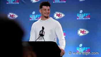 Mahomes says ankle in 'better spot' ahead of SB