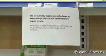 Cold and flu medicine shortage still a cause for concern in Kingston, Ont.