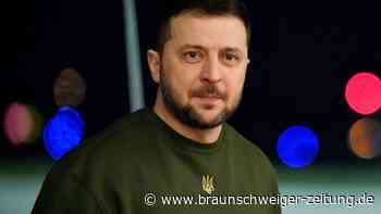 Selenskyj bittet in London und Paris um weitere Waffen