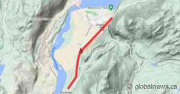 Geotechnical investigation closes section of Trans-Canada Highway in B.C.’s Interior