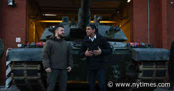 Visiting U.K. and France, Zelensky Pleads for Jets and Weapons for Ukraine