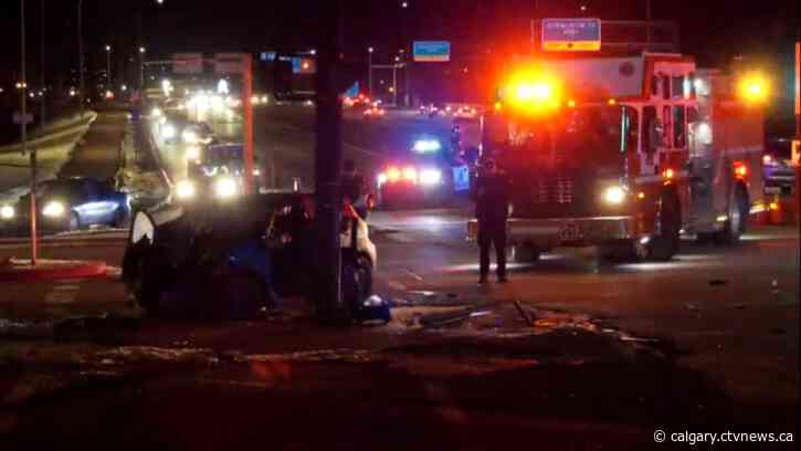 Woman, children injured in northwest Calgary crash