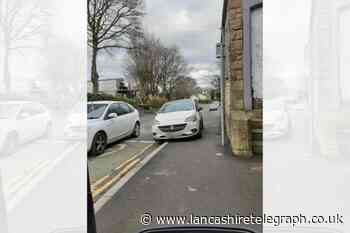 Blackburn woman fed up of cars blocking paths for mobility scooters