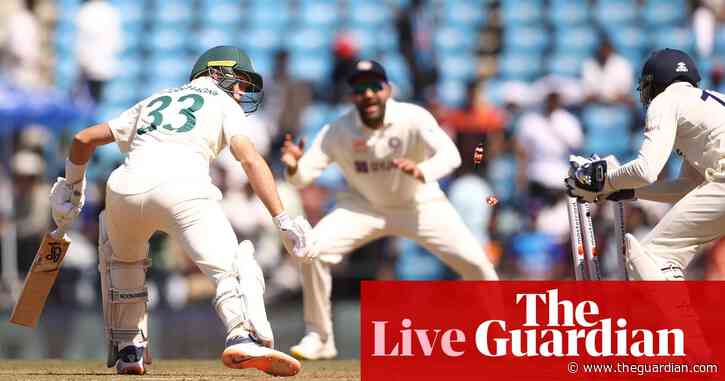 India v Australia: first Test, day one – live