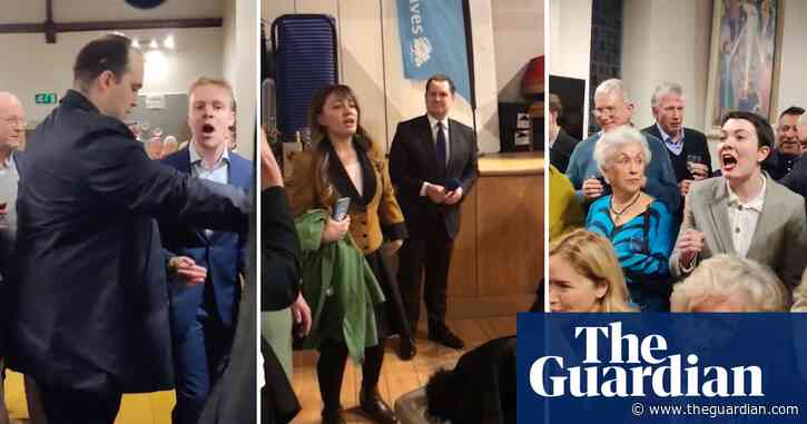 Activists infiltrate Tory event to protest over missing asylum-seeking children