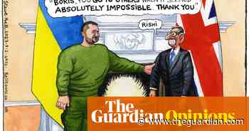 Steve Bell on Volodymyr Zelenskiy’s visit to the UK – cartoon