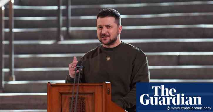 Volodymyr Zelenskiy makes appeal for jets in address to British parliament