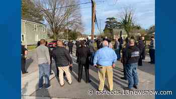 Portsmouth police lead RESET walk on street where shooting claimed lives of twin brothers