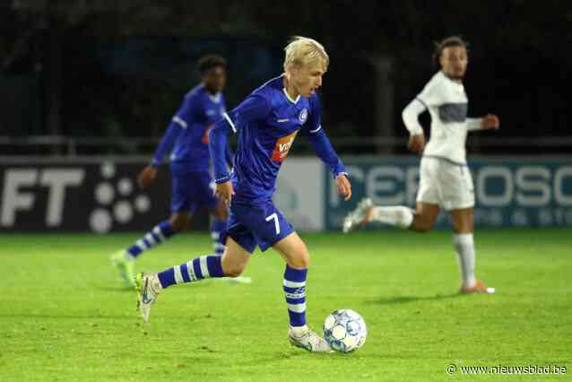 Noah De Ridder wil met Jong AA Gent de draad weer oppakken na nul op zes: “De top vier moet ons doel blijven”