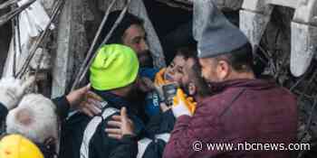 Images show joy and grief as rescuers race against time in Turkey's post-quake rubble