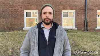 The stench of a dead raccoon has driven him from his apartment. He still doesn't know when it'll be removed