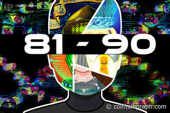 Cointelegraph Top 100 of 2023: Heroes and villains from 81–90 out now