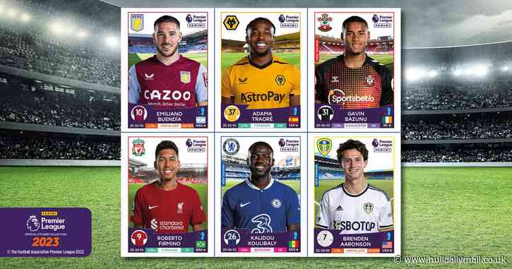FREE Panini Premier League Stickers with this Friday and Saturday’s Hull Daily Mail - twelve to collect!