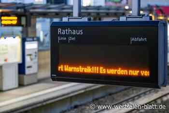 Warnstreik in Bielefeld: Mobiel stellt Verkehr komplett ein