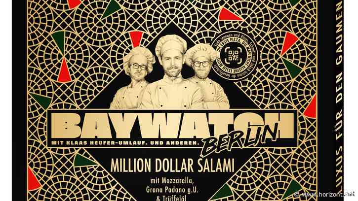 Pizza, Podcasts, Prominente: Edekas "Baywatch Berlin"-Pizza und die geheimnisvolle 3-P-Strategie