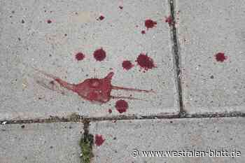 Blutiger Schriftzug und Blutlachen bei Bad Driburg entdeckt