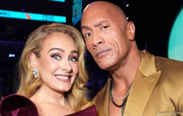 Dwayne Johnson reveals “great lengths” he went to surprise Adele at Grammys