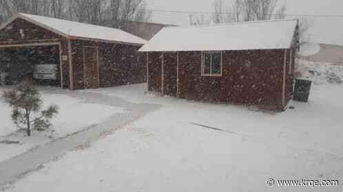 PHOTOS: Snow showers cover eastern New Mexico