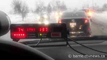 G2 driver nabbed speeding 57km/h over limit on slick roads in Mono: OPP