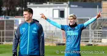 Anthony Gordon joined by Newcastle youngsters in training as United prepare for Bournemouth