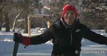 Canadian Paralympian Tyler McGregor skates 42 kilometres in Saskatchewan on Canada tour