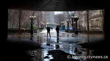 Heavy rain hammers Toronto after city rejects 24/7 warming centres