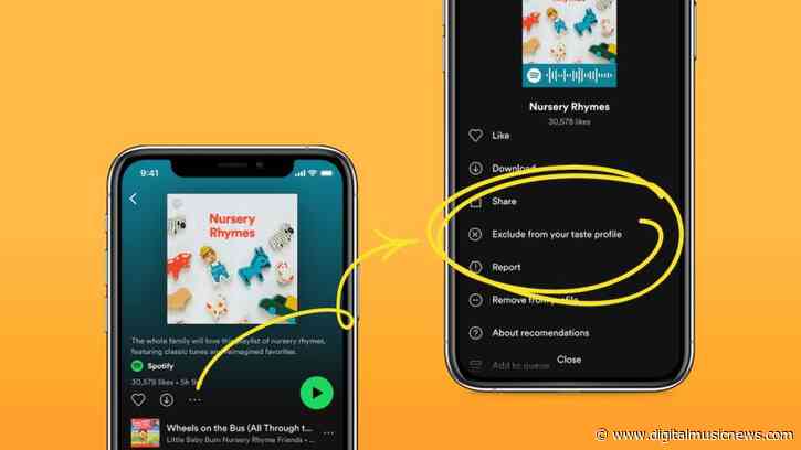 Spotify Adds Ability to Exclude Playlists from Your ‘Taste Profile’