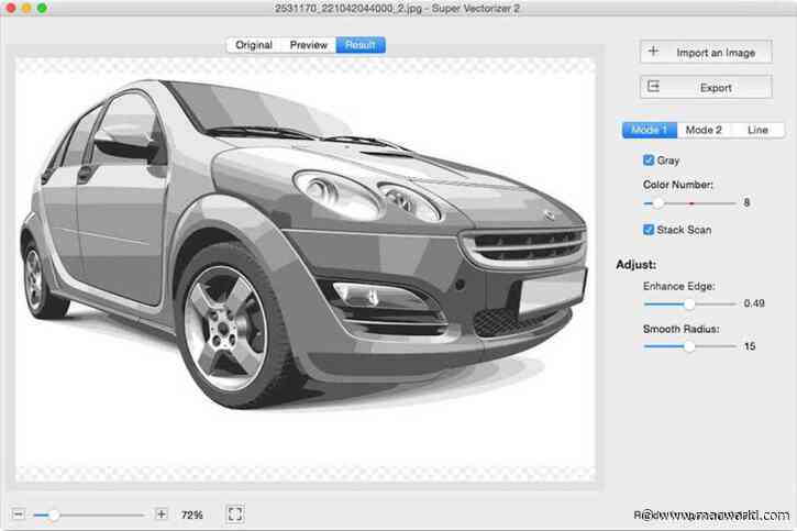 Sharpen your digital artwork with this vector graphics Mac utility