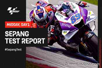 Test di Sepang: Martin in testa nella prima mattinata