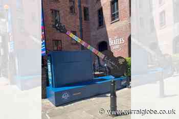 Wirral company create guitar sculpture for Beatles Story Museum
