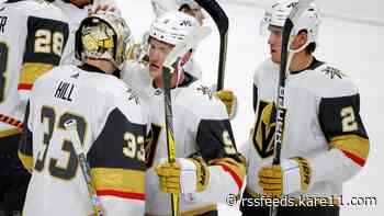 Eichel leads Vegas in 4-goal 2nd period to beat Wild 5-1