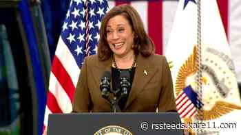 VP Kamala Harris stops in St. Cloud to discuss electric vehicles