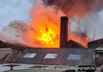 Fire crews help battle blaze at business in Withnell Fold