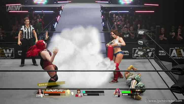 This wrestling game has molotov cocktails for over-the-top destruction