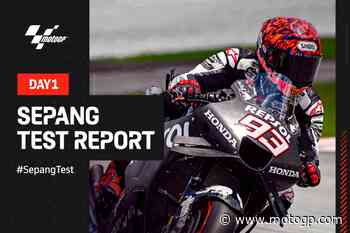 Primo giorno a Sepang: Bezzecchi 1°, l'Italia domina