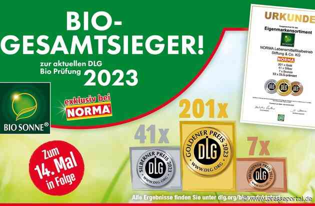 NORMA blickt mit großer Vorfreude auf die BIOFACH 2023: Erneut winkt mit 249 DLG-Medaillen der Bio-Gesamtsieg / Lebensmittel-Händler als bester Bio-Händler Deutschlands ausgezeichnet