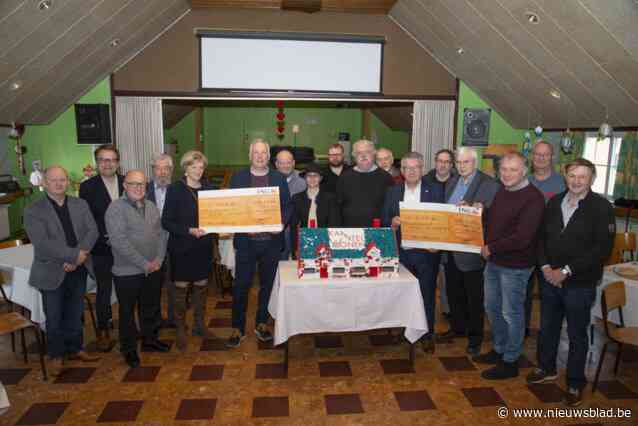 Kaasmarkt levert twee cheques van 2.000 euro op voor vzw De Kantel
