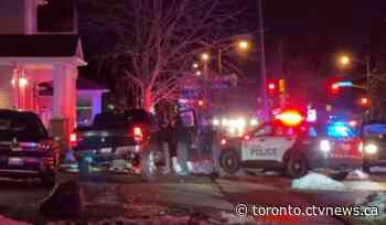 Driver in custody after car strikes Scarborough home