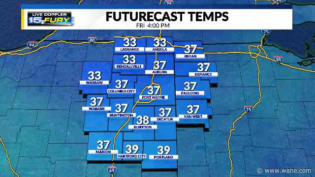 More sunshine this afternoon with chilly temps