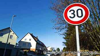 Tempo 30 in Unterhaugstett: Autofahrer müssen ab sofort aufs Bremspedal treten