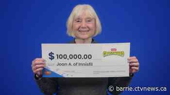 Simcoe County woman celebrates first big lottery win