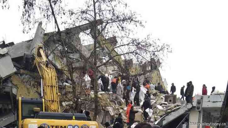 B.C. team helps rescue woman, pulled from rubble four days after Turkey quake