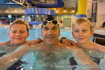 Vancouver Island dad swims 1,000 metres a day to honour son’s cancer battle
