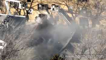 Chicago Firefighters Extinguish Two-Alarm Fire in Lakeview