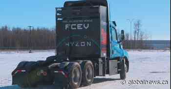 Alberta truck drivers test out hydrogen-powered commercial vehicles