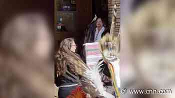 Arizona police submit charges against art gallery owner seen on video insulting Indigenous performers